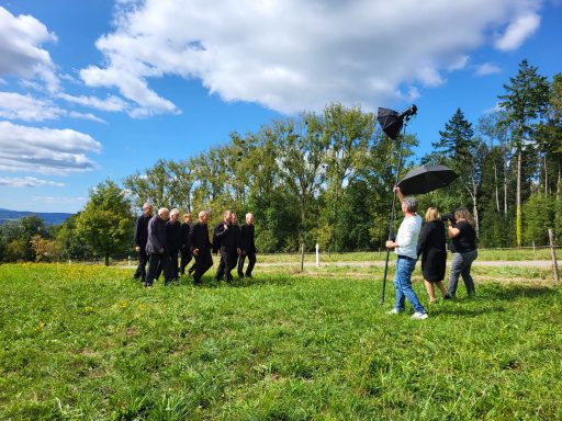 Unser Chorleiter an der Orgel